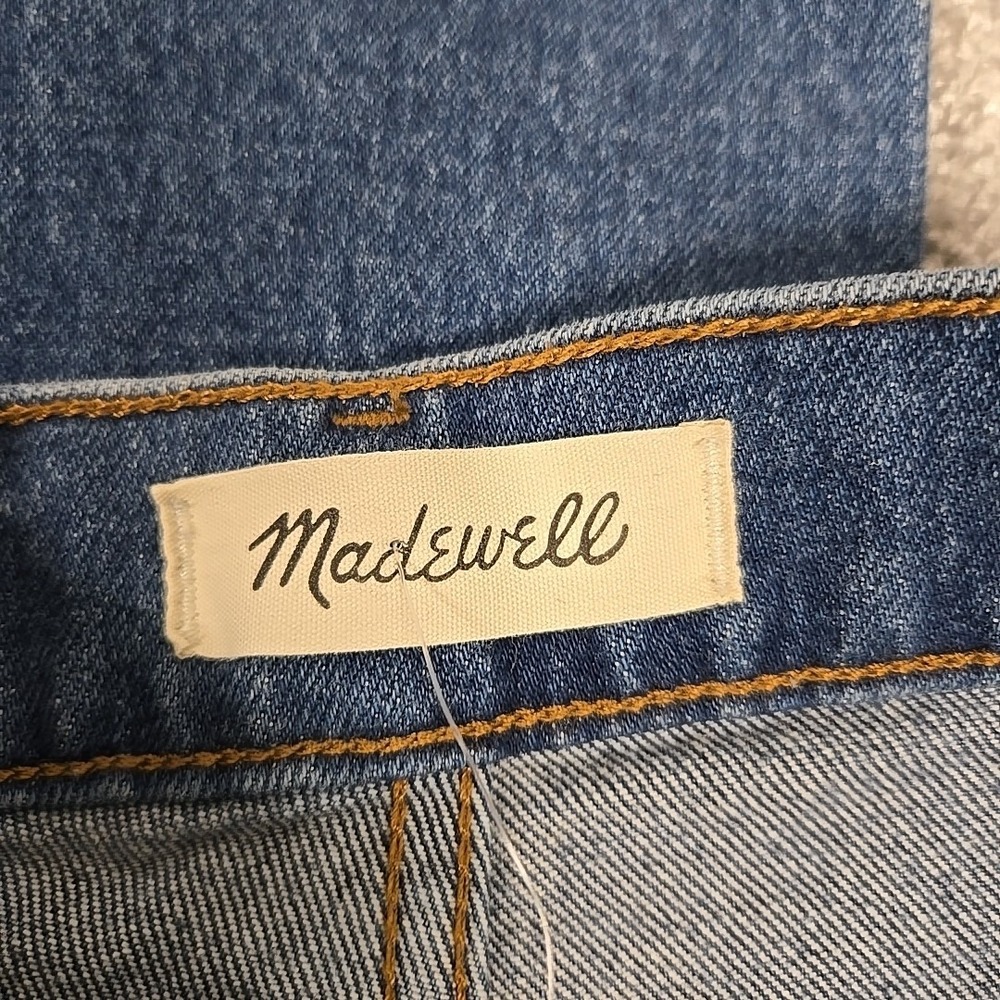 MADEWELL Perfect Vintage Straight Jean High‎ Waisted Blue Medium Wash Women's 23 - Picture 5 of 11